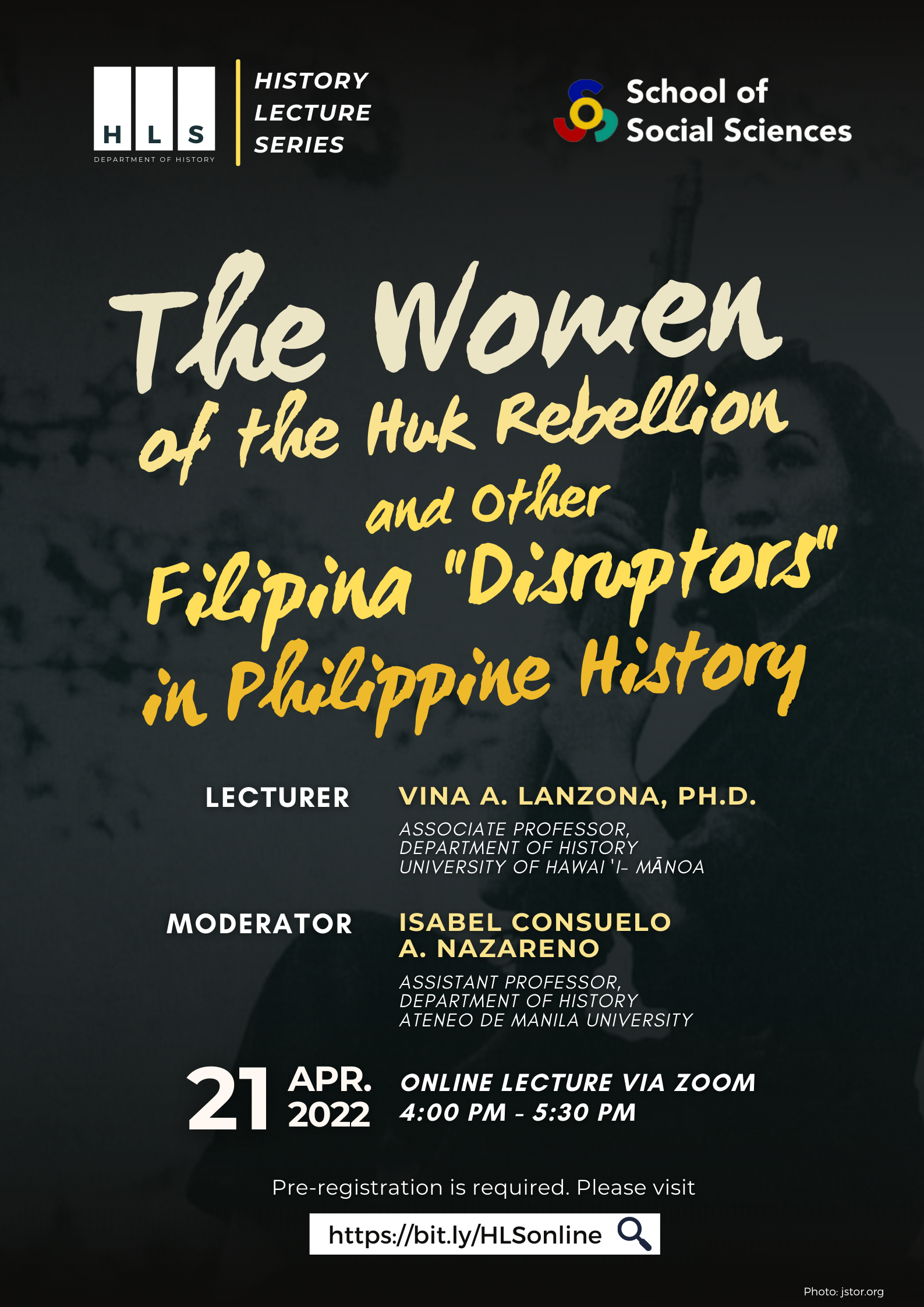 Poster for The Women of the Huk Rebellion and Other Filipina Disruptors in Philippine History
