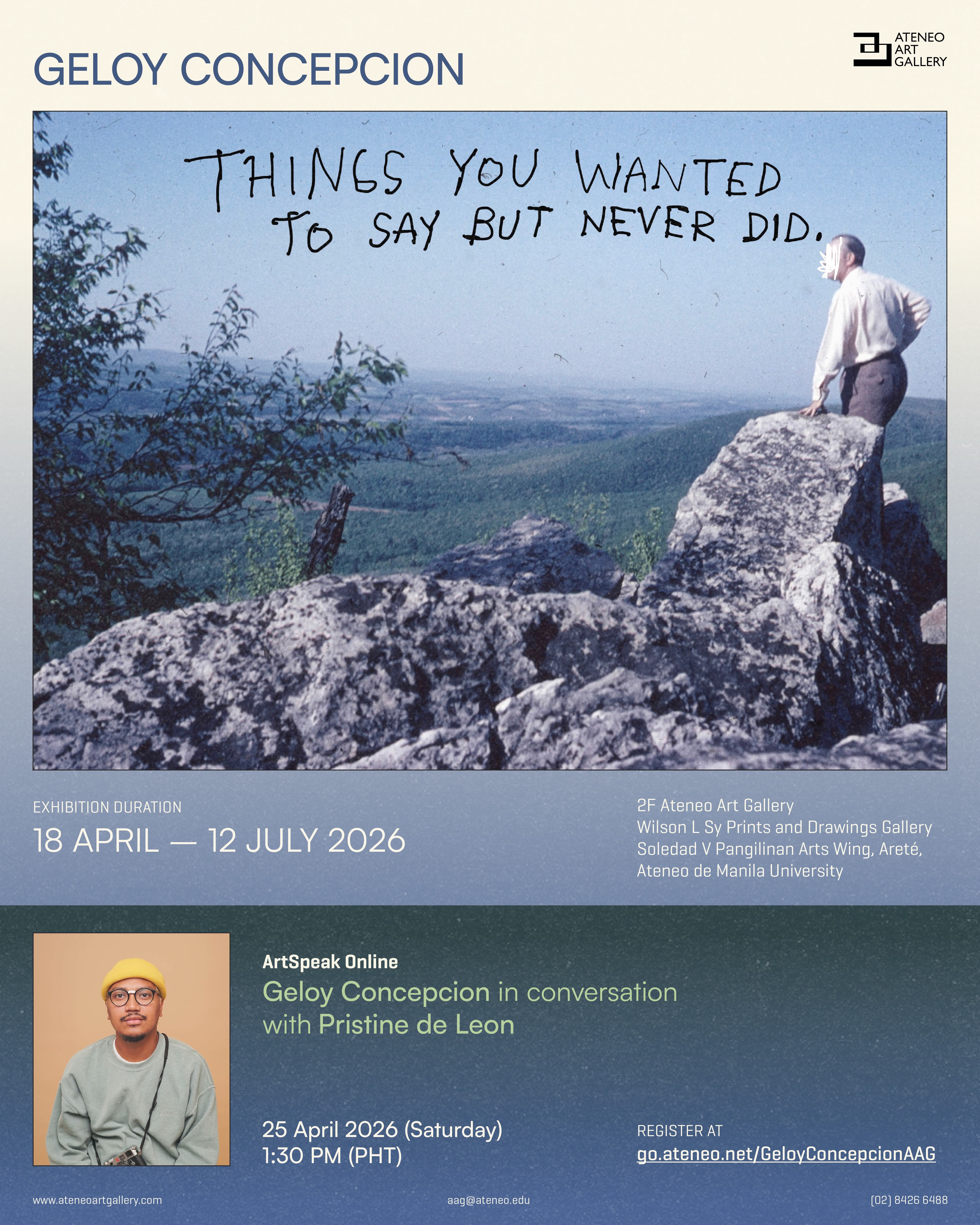 Geloy Concepcion Exhibit Main Poster Invite