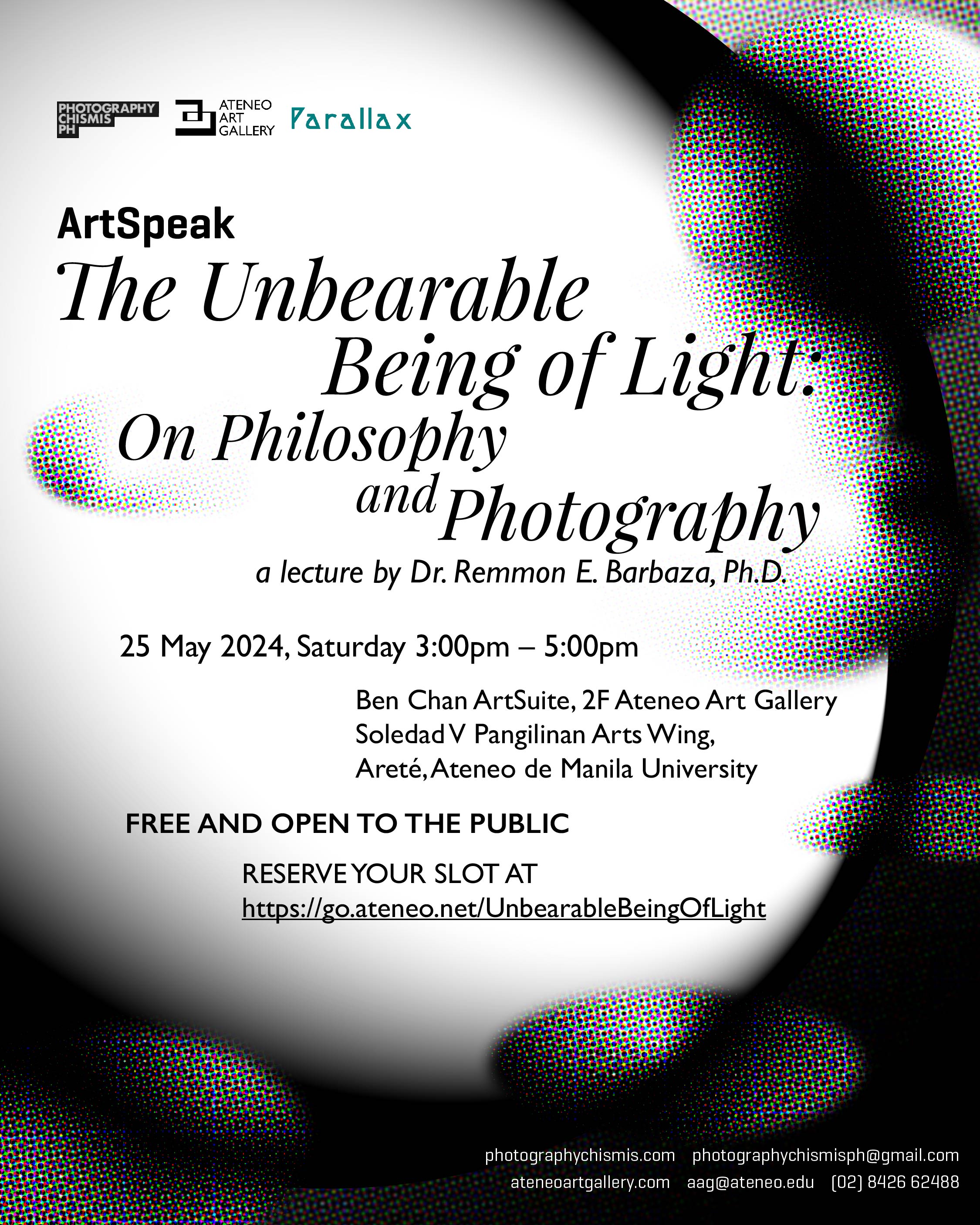 ArtSpeak: The Unbearable Being of Light: On Philosophy and Photography Poster