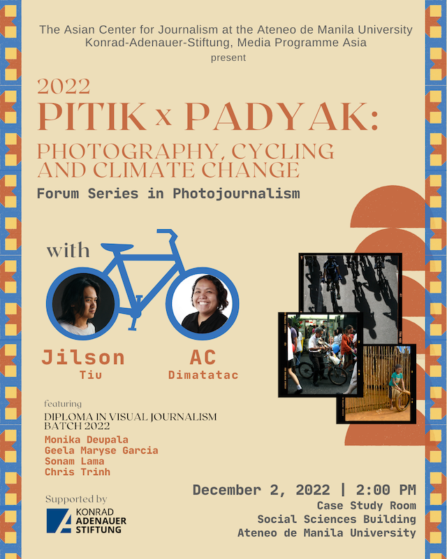 Pitik x Padyak: Photography, Cycling and Climate Change