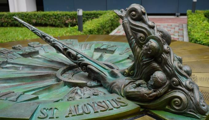 “Saint Aloysius as he cares for the dying, arm outstretched, seemingly reaching to the heavens in prayer and entreaty”&nbsp;