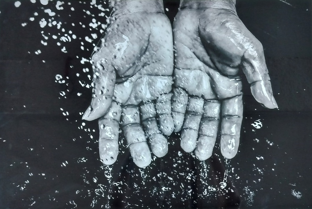 “These Hands that Hold the Rain,” by Adineco Suriaga, graduate student