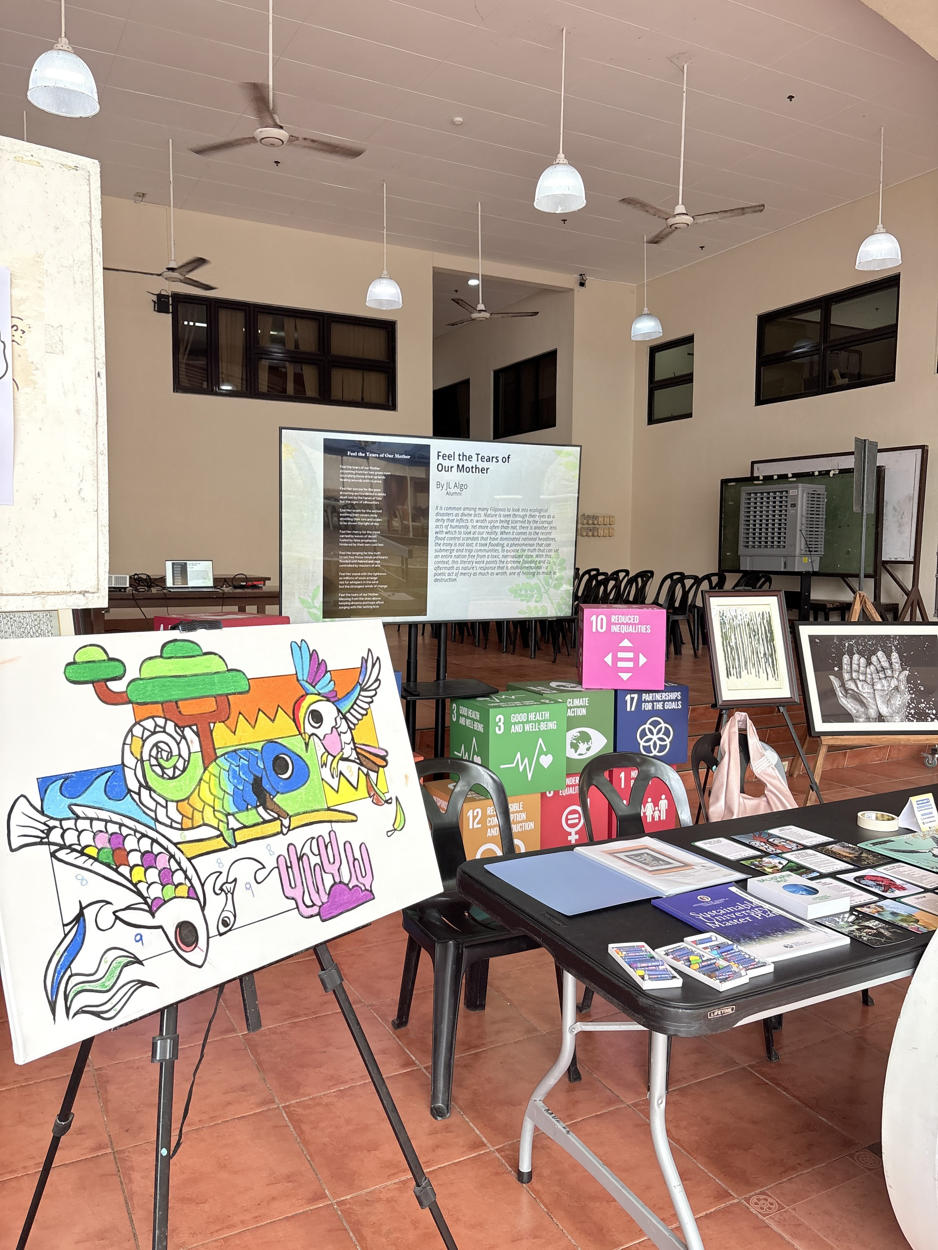 A closer look at the culminating arts exhibit that featured the Ateneo community’s art submissions and some of AIS’s past works.