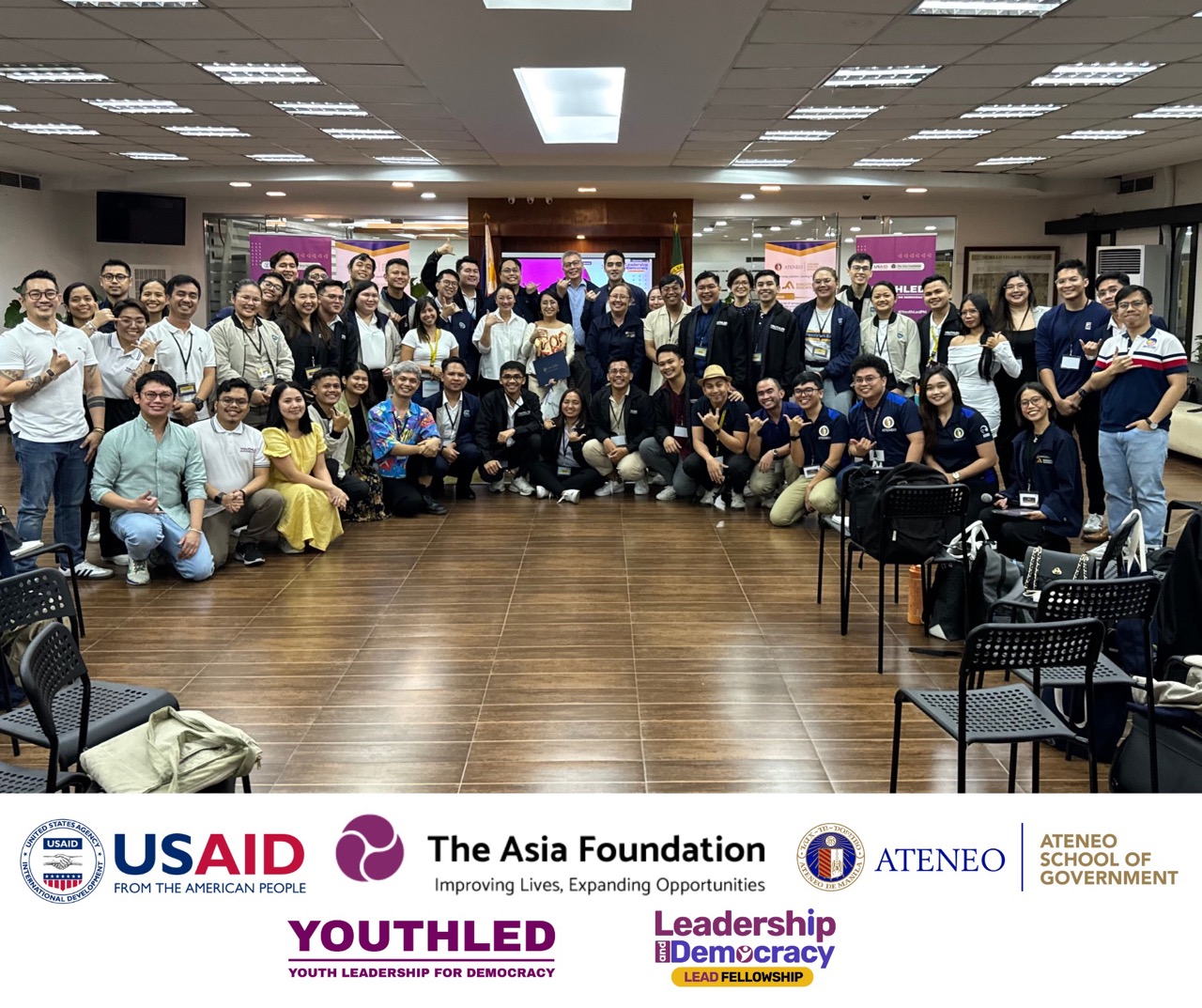 Group photo with Dean Randy