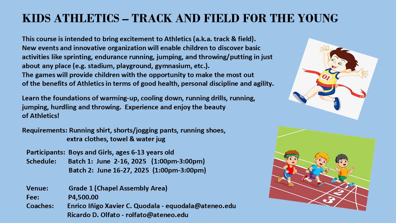 10 Kids Athletics: Track and Field 