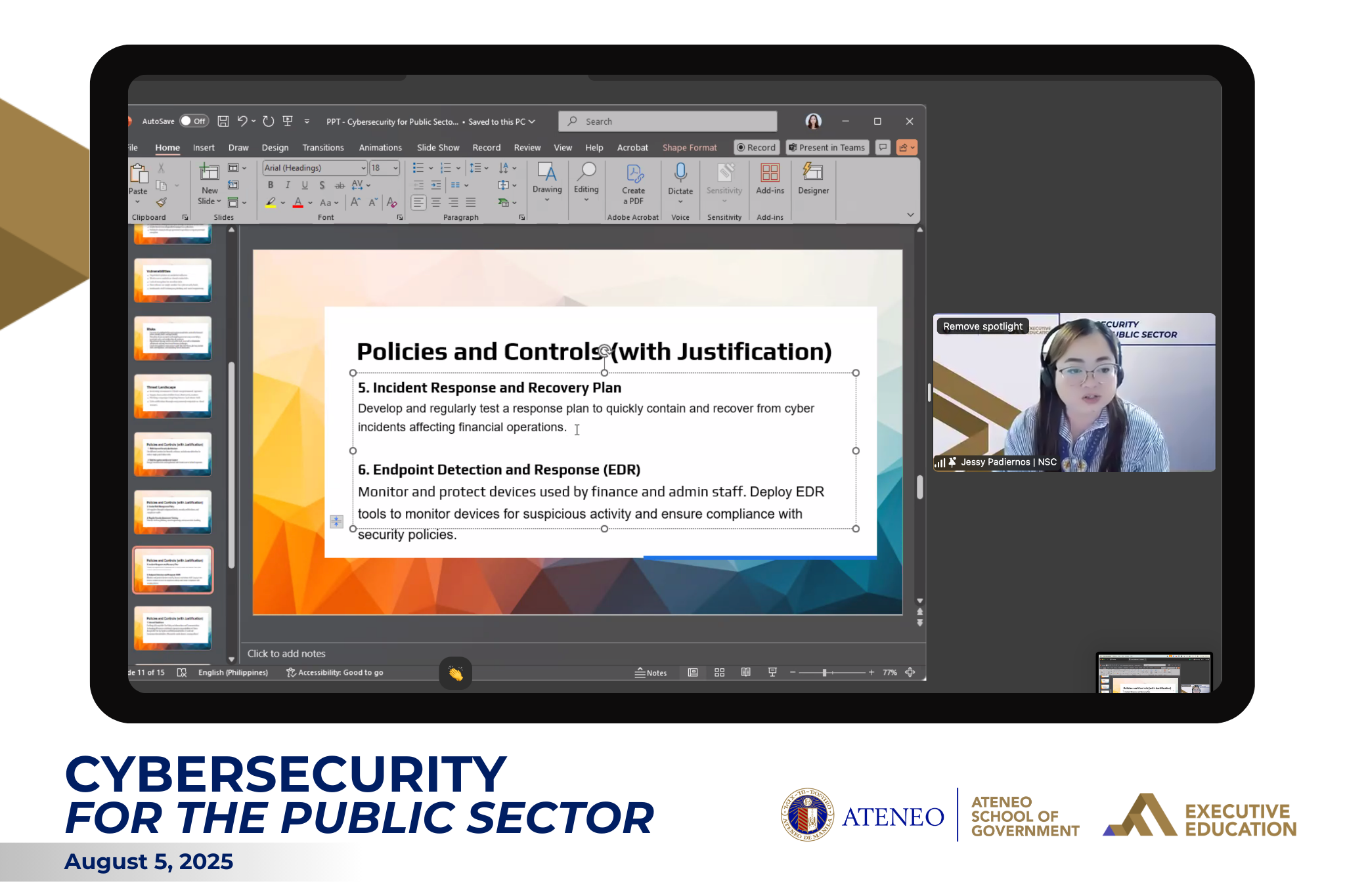 Cybersecurity for the Public Sector