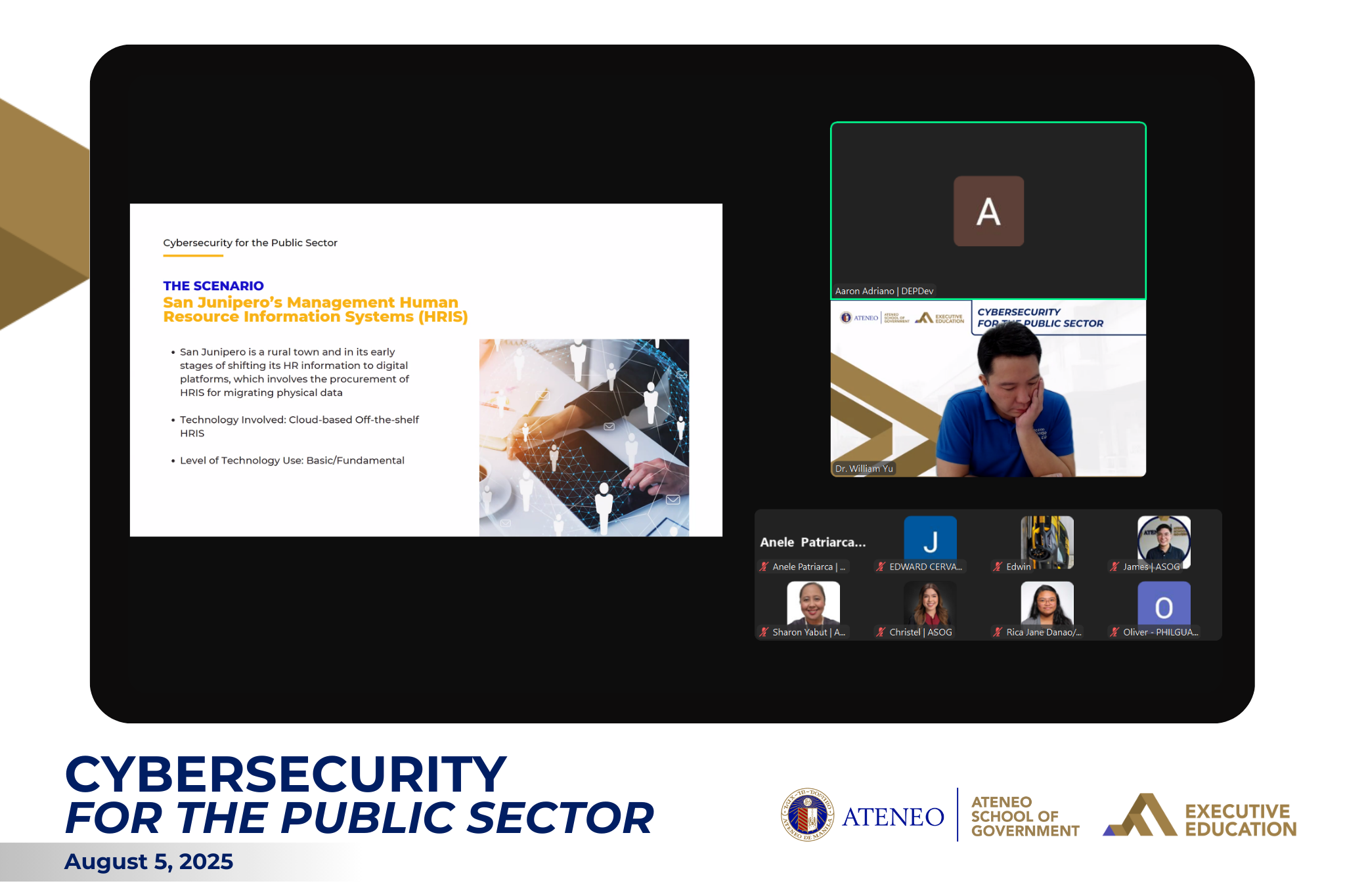 Cybersecurity for the Public Sector