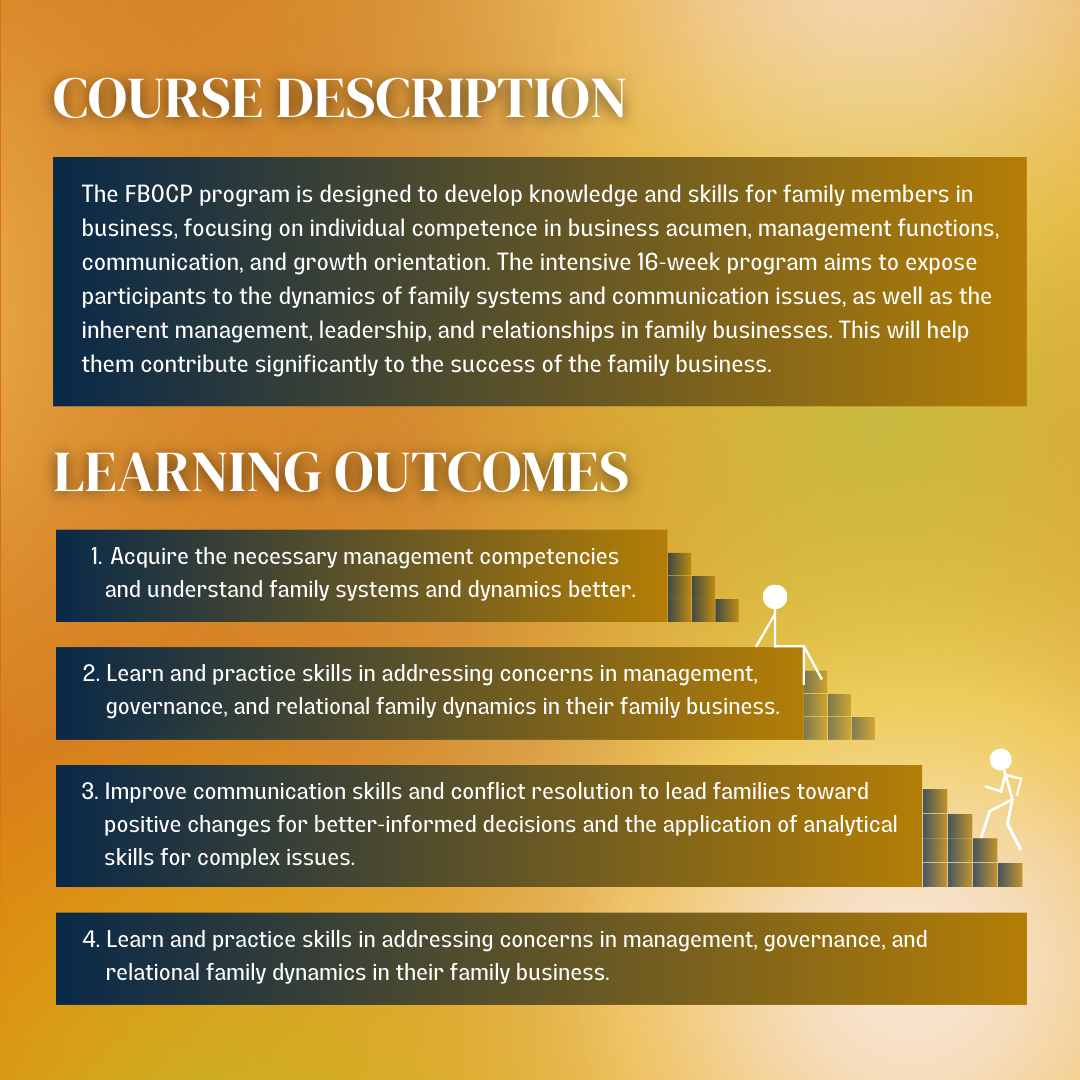 Family Business Owners Competency Program Description