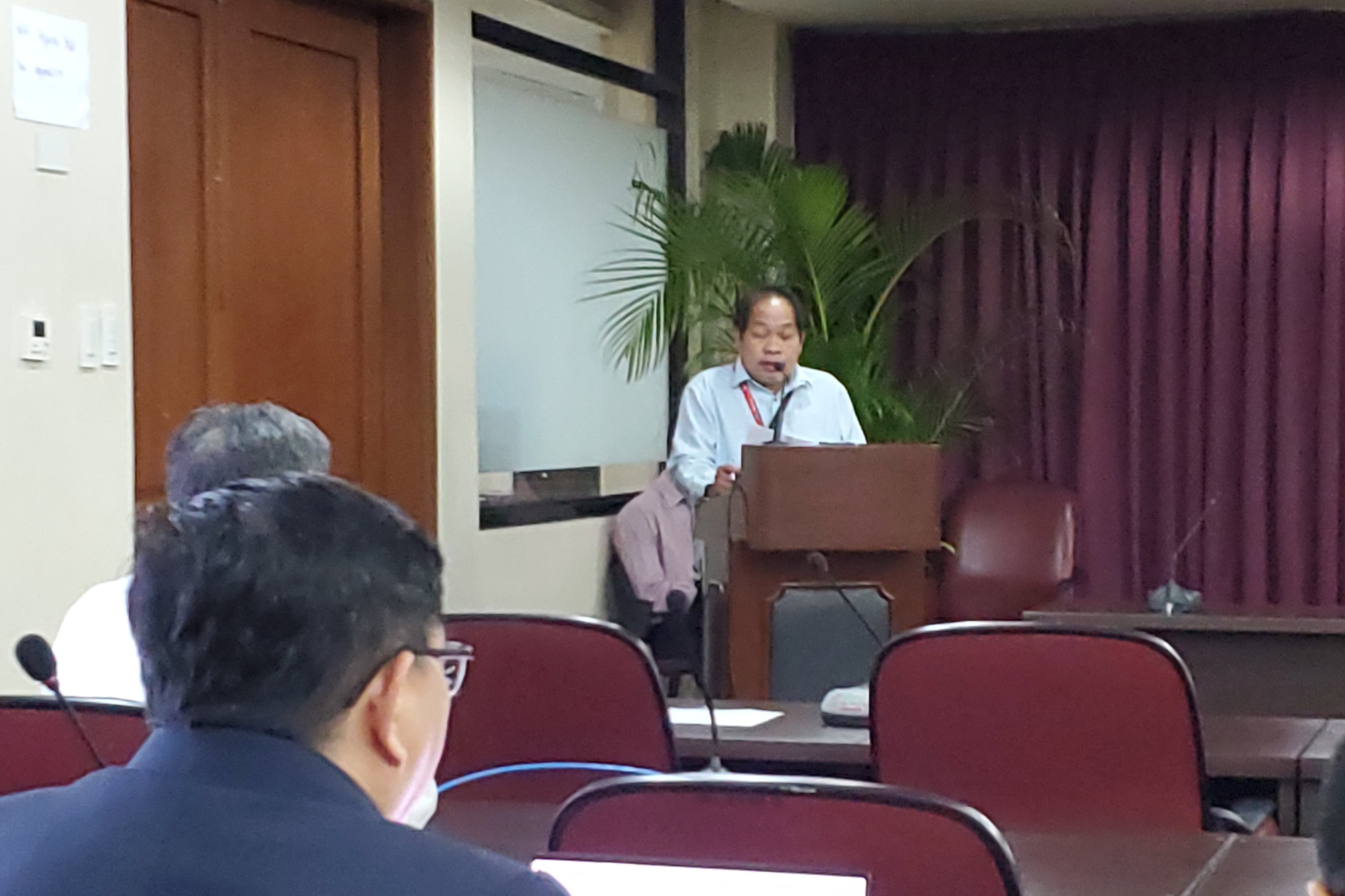 CPBRD Executive Director Manuel Aquino giving the Opening Remarks