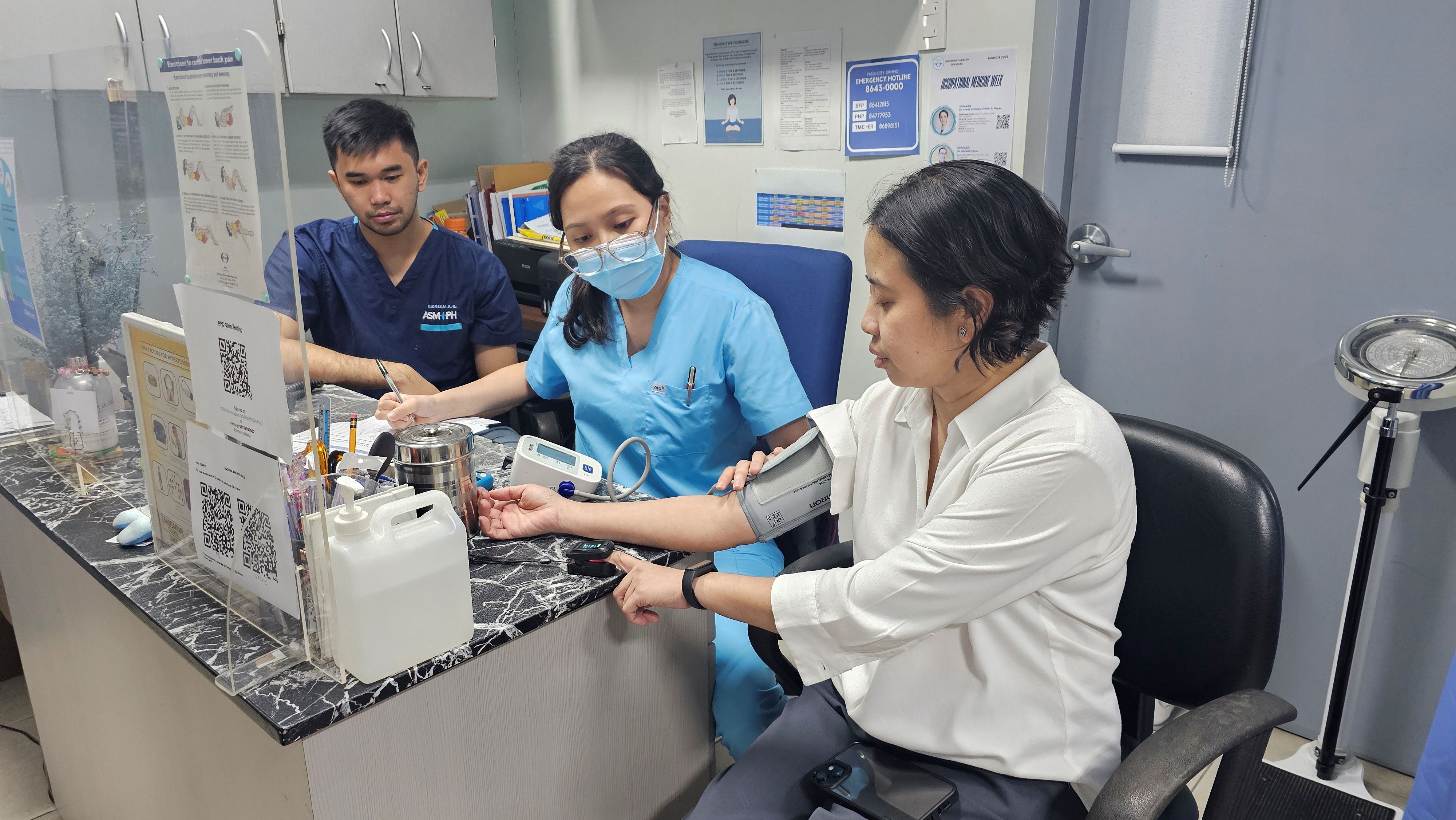 ASMPH HSO conducts diagnostic tests