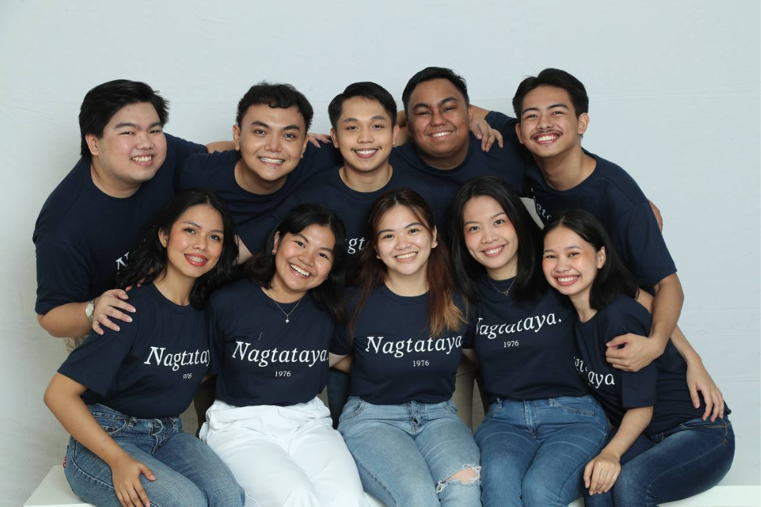 Karen with her friends and batchmates in Ateneo Gabay