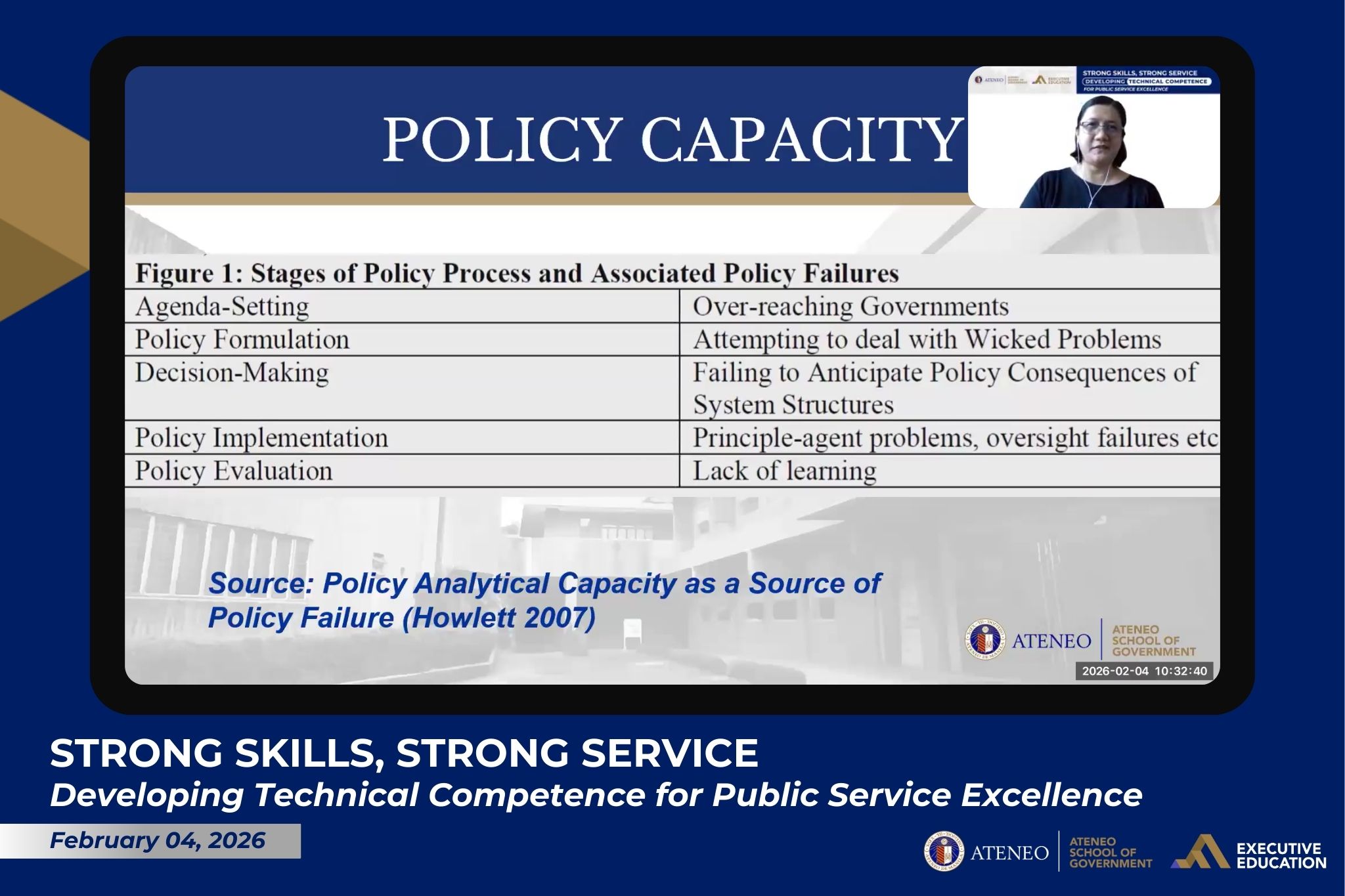 Developing Technical Comptence for Public Service Excellence