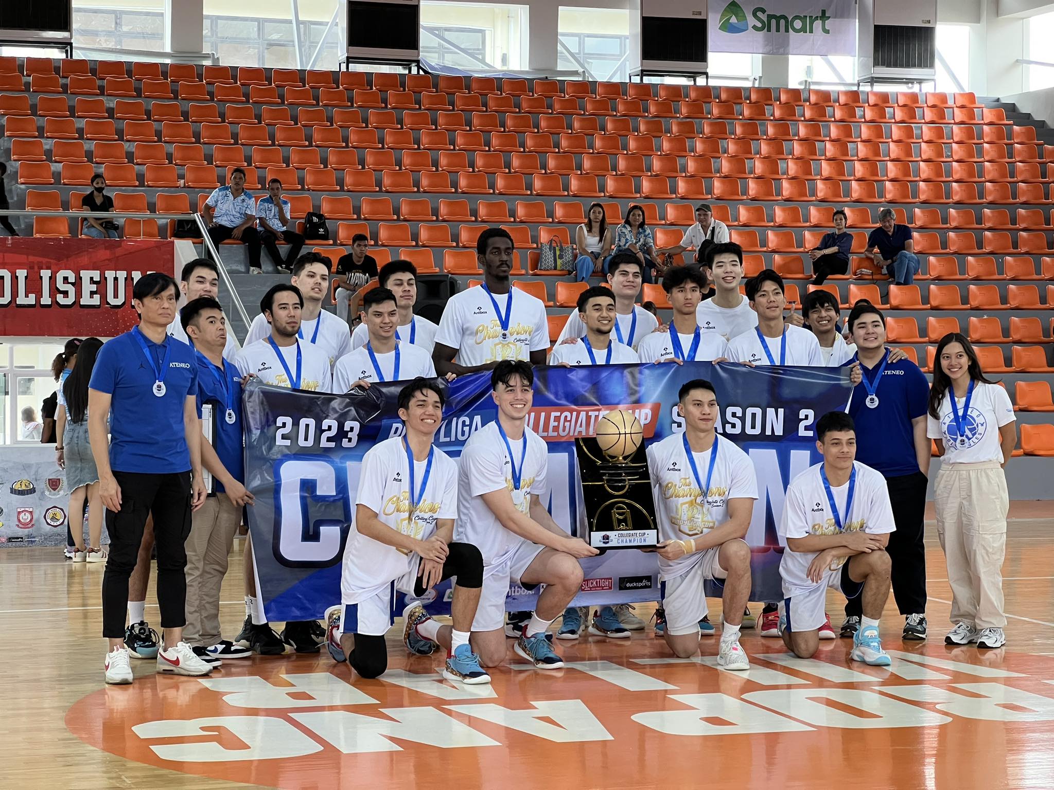Ateneo Blue Eagles crowned champions in the 2nd Pinoyliga Collegiate Cup