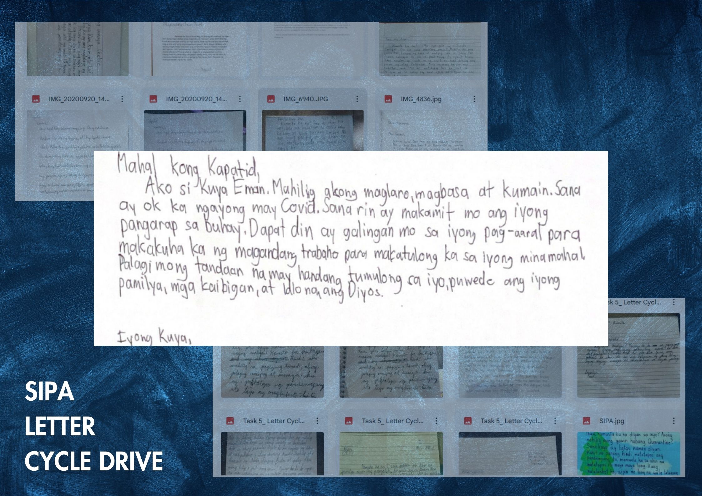 Letters of students and partners 