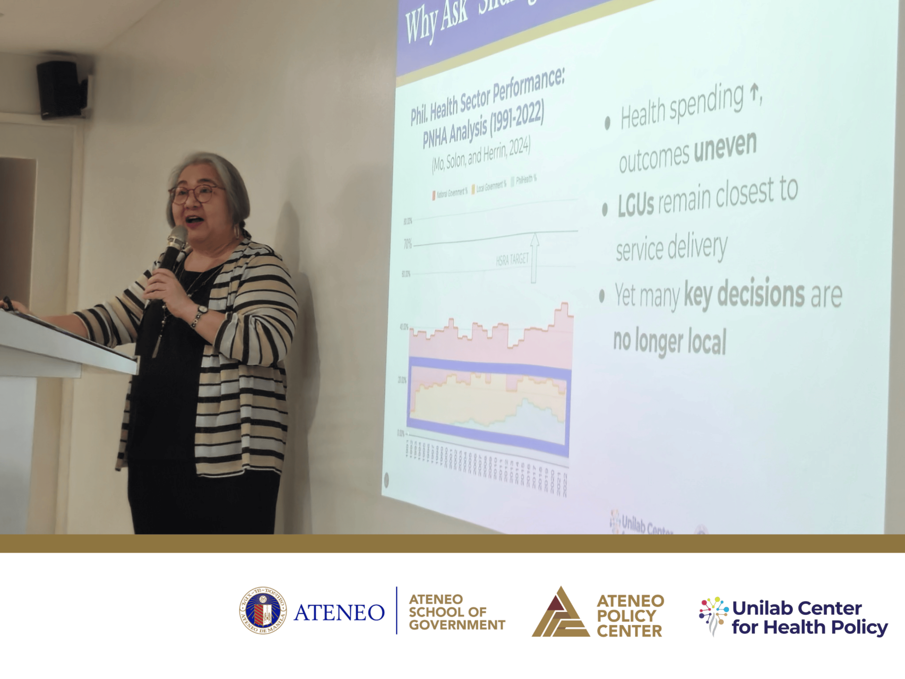 Sliding into irrelevance? Ateneo Policy Center hosts brown bag session on local health financing in the Philippines