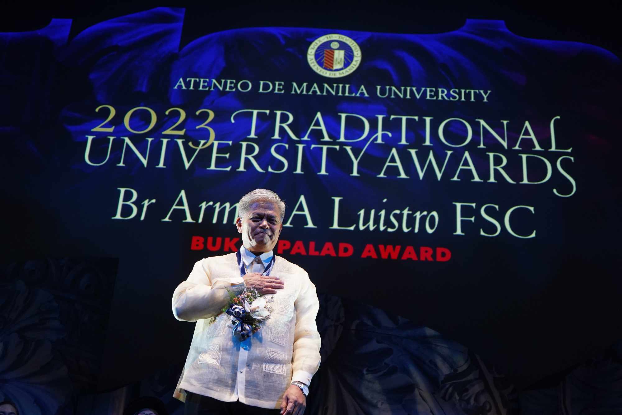 The 2023 Bukas Palad Award is conferred on Br Armin Luistro, FSC