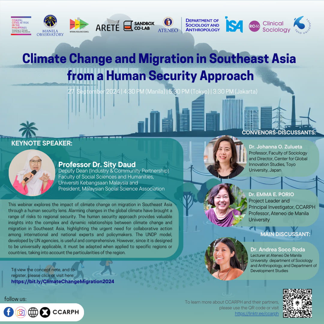 Climate Change and Migration in Southeast Asia from a Human Security Approach