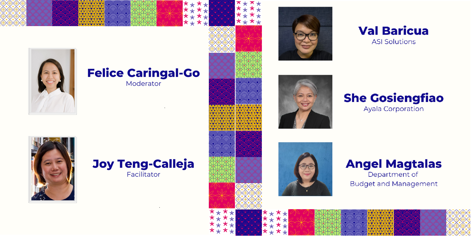 Speakers and Moderators