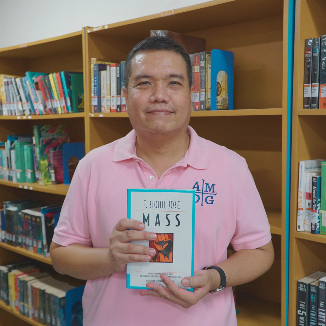 Chinggoy Hidalgo poses with Mass