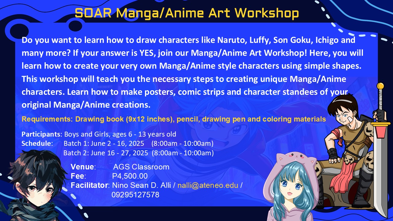 5 MANGA ANIME ART WORKSHOP 