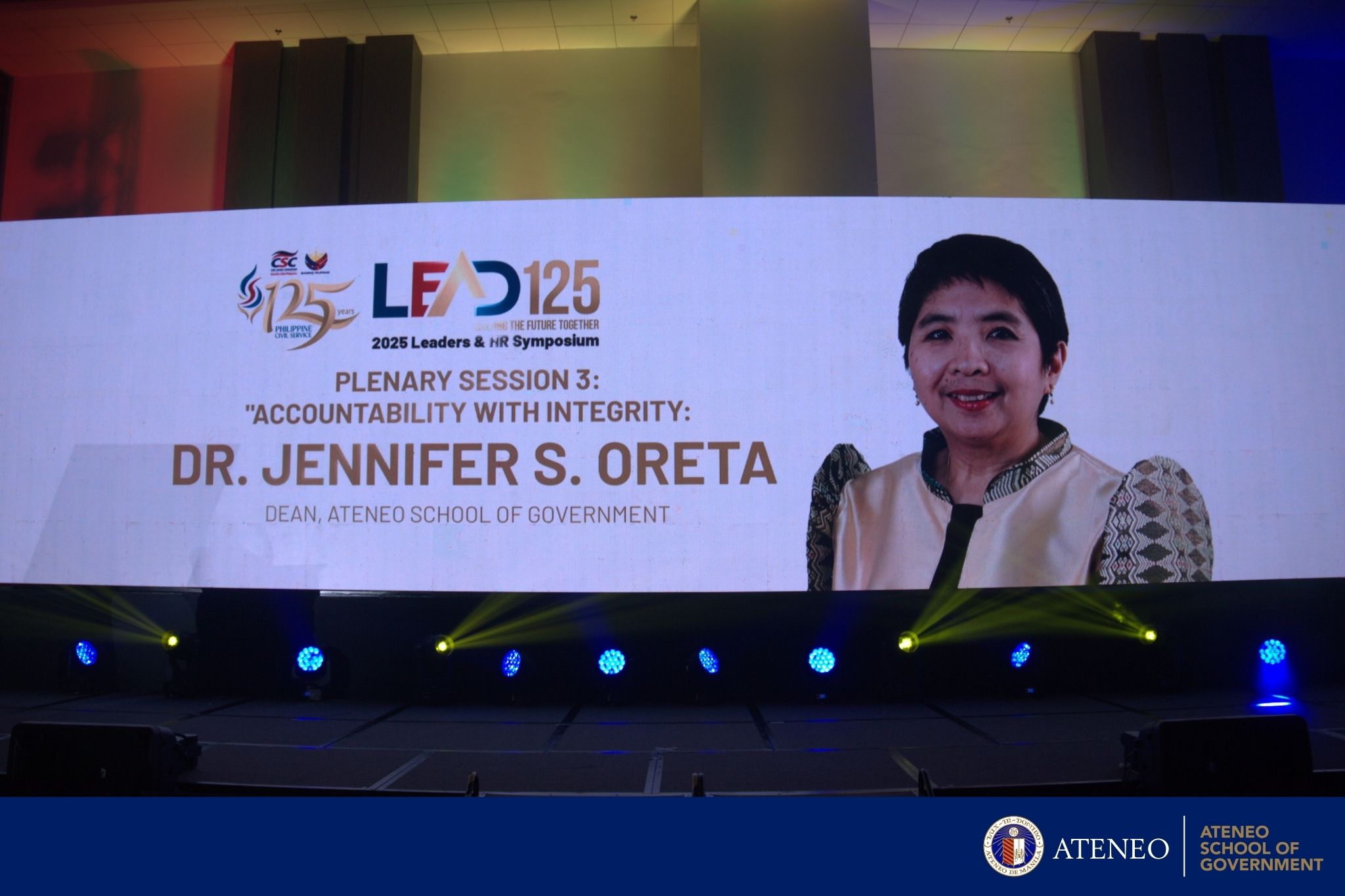 Ateneo School of Government Dean Calls for Accountability with Integrity at  CSC’s 125th Anniversary Celebration