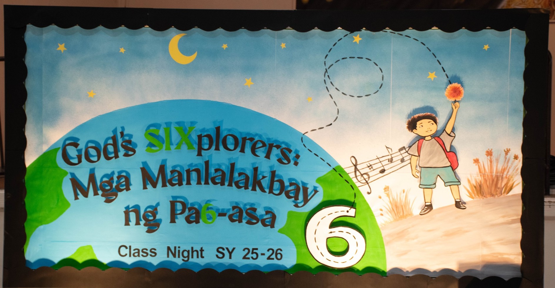 Class Night Signage and theme