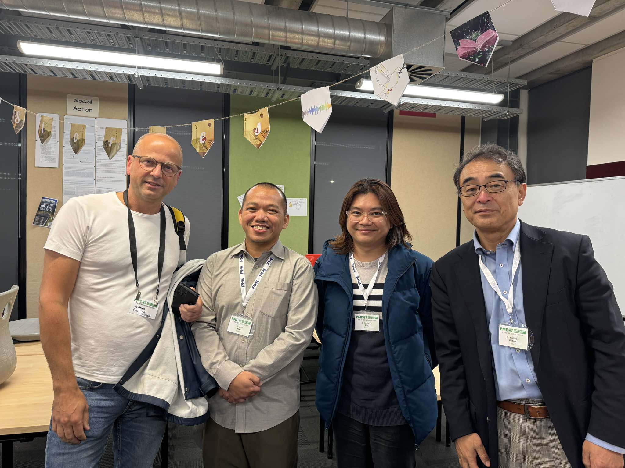 Dr Buot and Dr Hao with experts