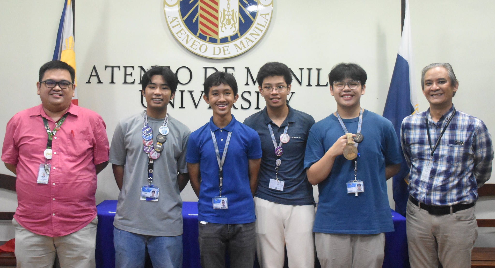 (L-R) Jason Arias, Mig Ferrer, Chico Zabella, Kaks Suzuki, Gian Pelayo, Jonny Salvador