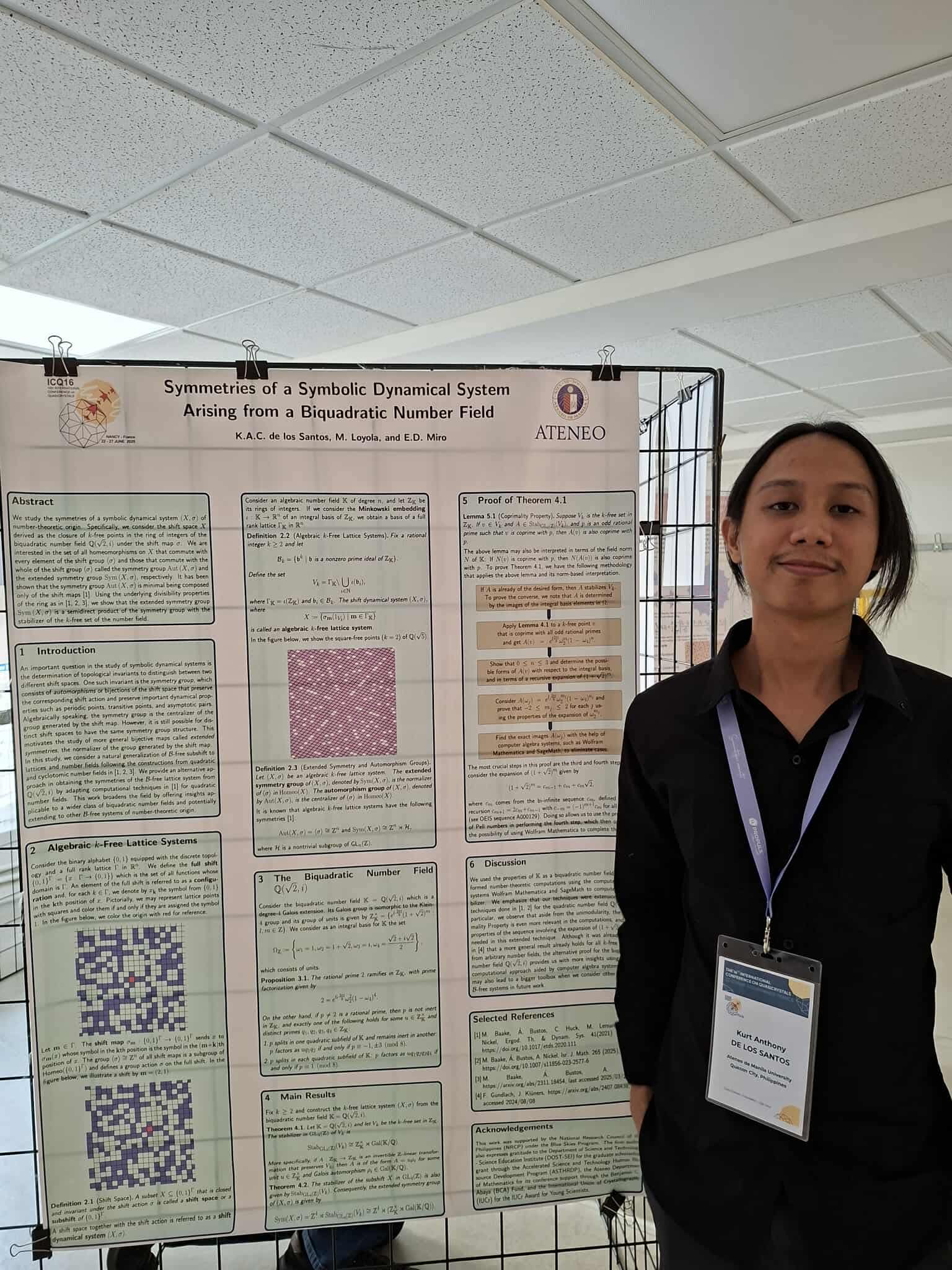 de los santos Poster