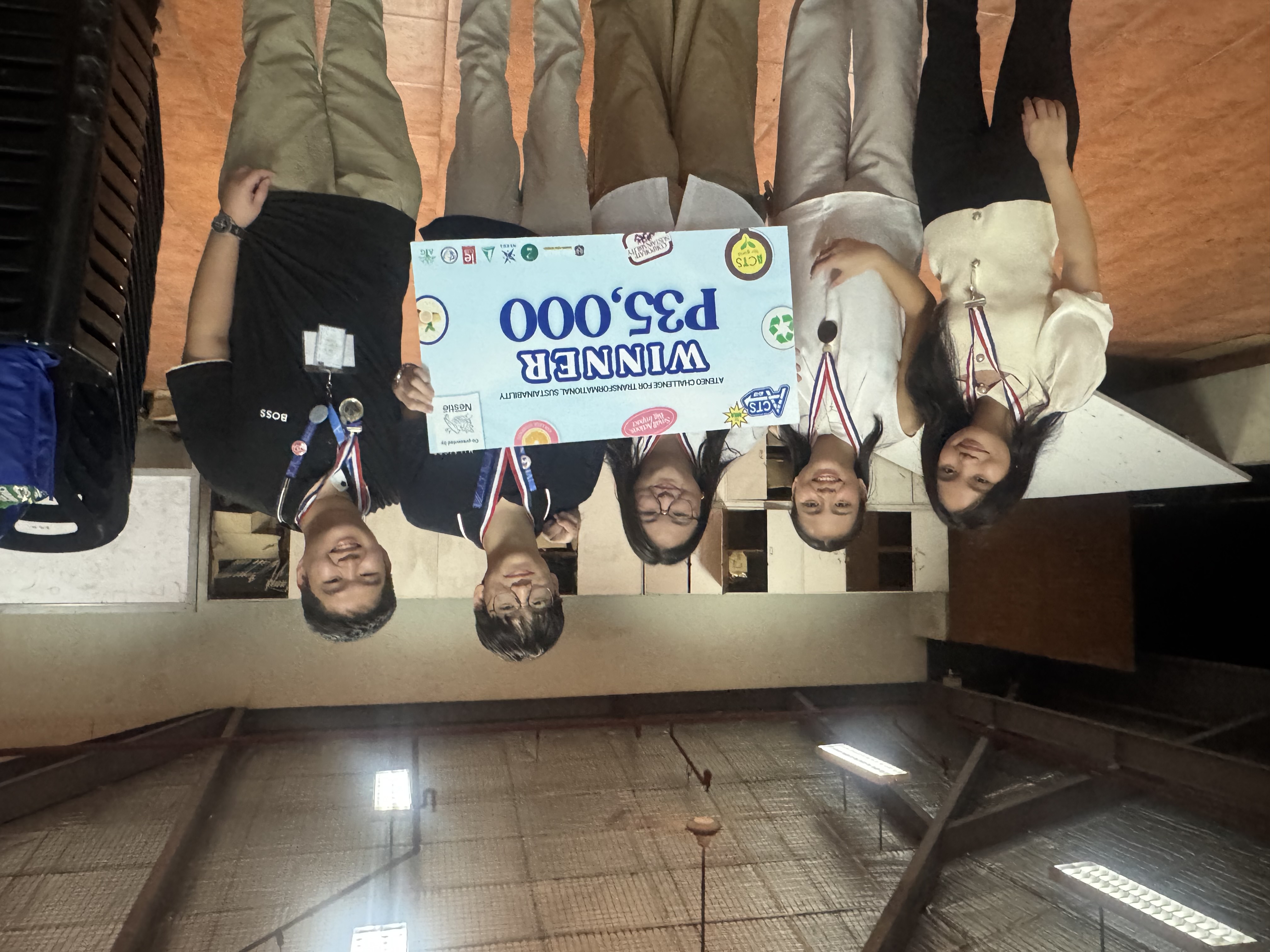 From left to right: Marie Ruiz, Faye Alas, Yohan David, Keefe Brigado, Jacob Kokseng Jr.