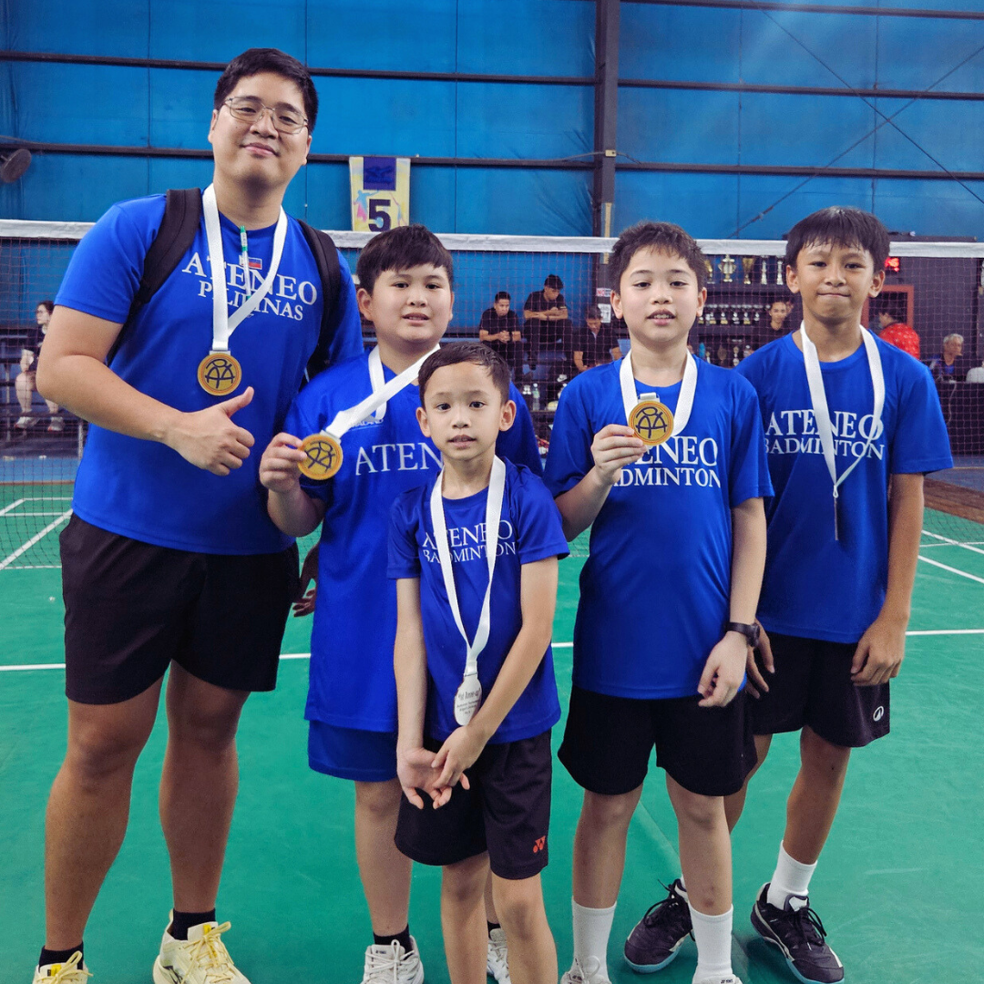 L-R: Coach Jake Nieves, Cross Marquez, David Callanta, Noah Callanta, Acz Clutario