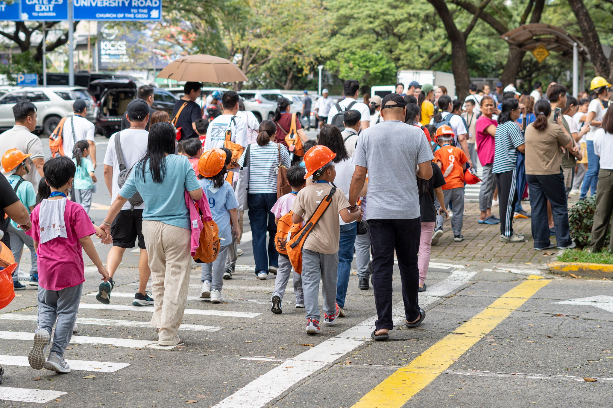 Picked up by parents and guardians  