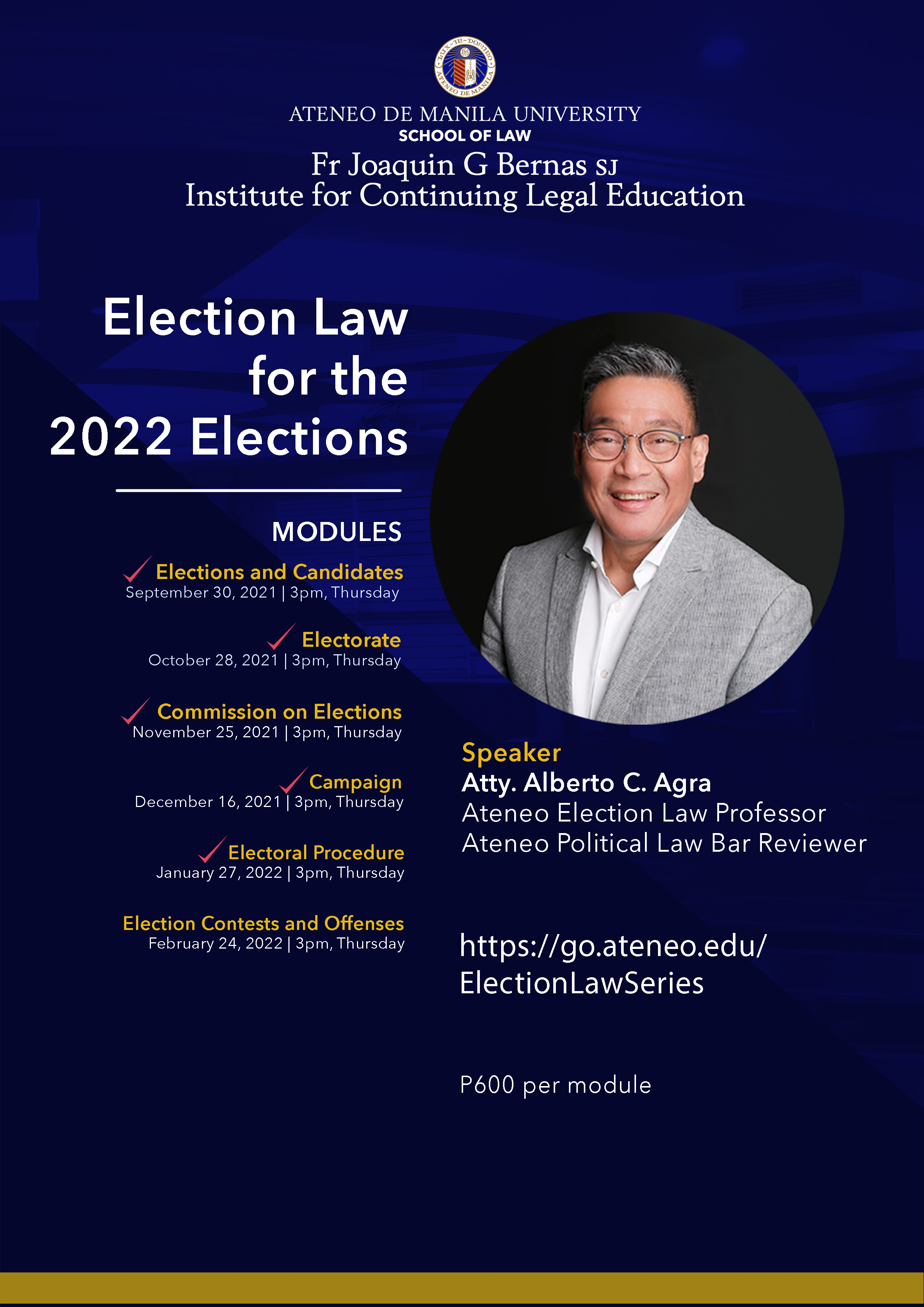 ALS Election Law Series Poster Module 6