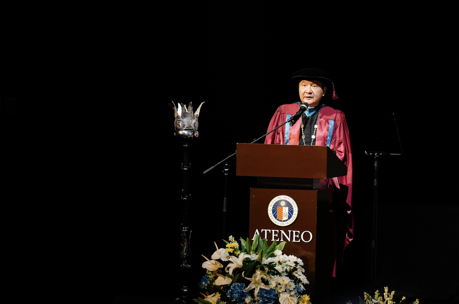 Fr Bobby Yap gives his Final Remarks during ASoG's 2023 Commencement Exercises