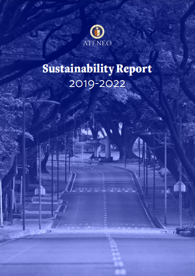 Ateneo Sustainability Report 2019-2022 Cover