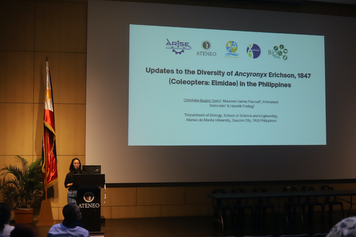 Seno previously presented updates on the study on behalf of the research group in an international conference. Photo by Clister Pangantihon.
