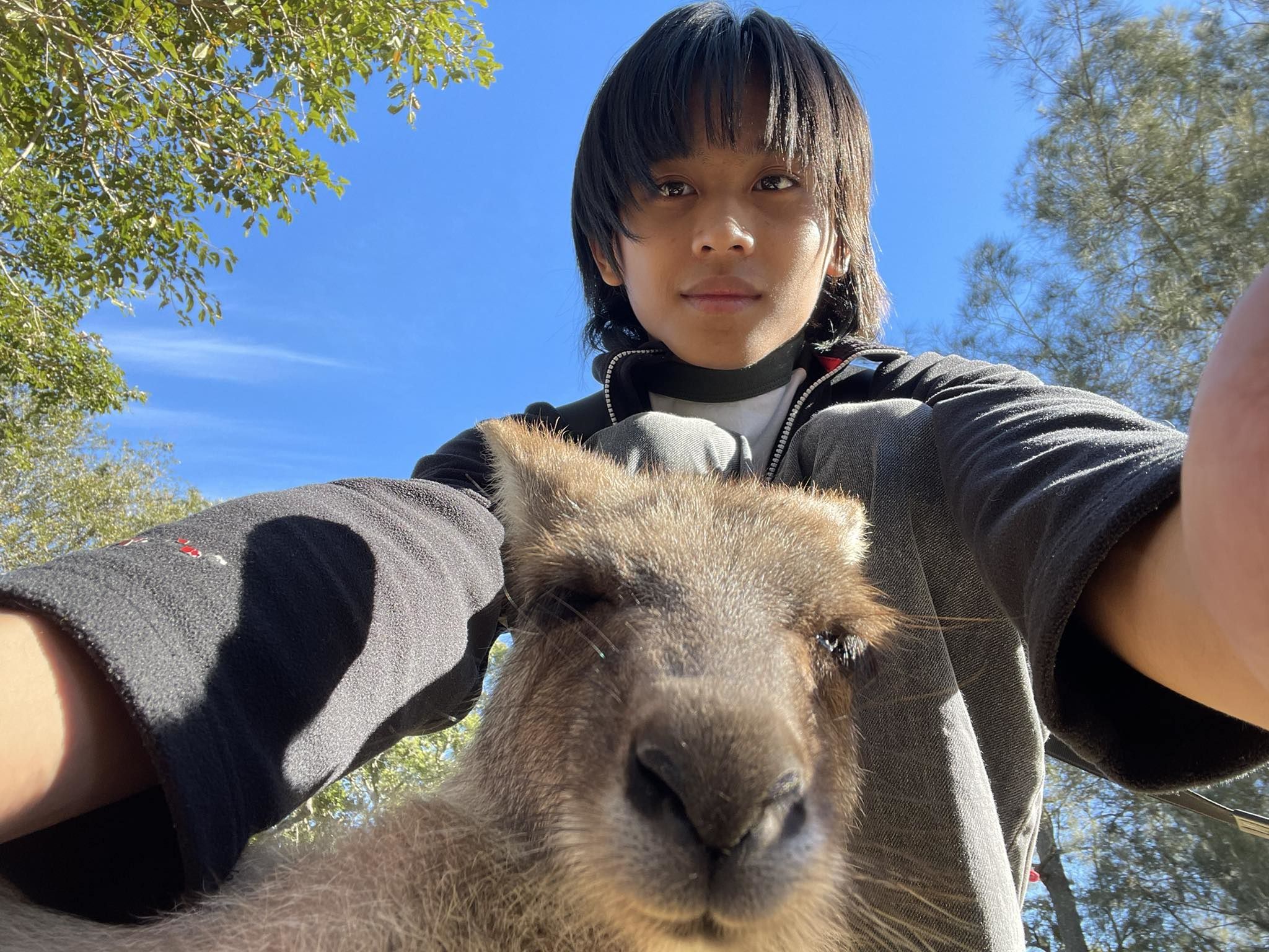 Ian Angeles at the Sydney Zoo  