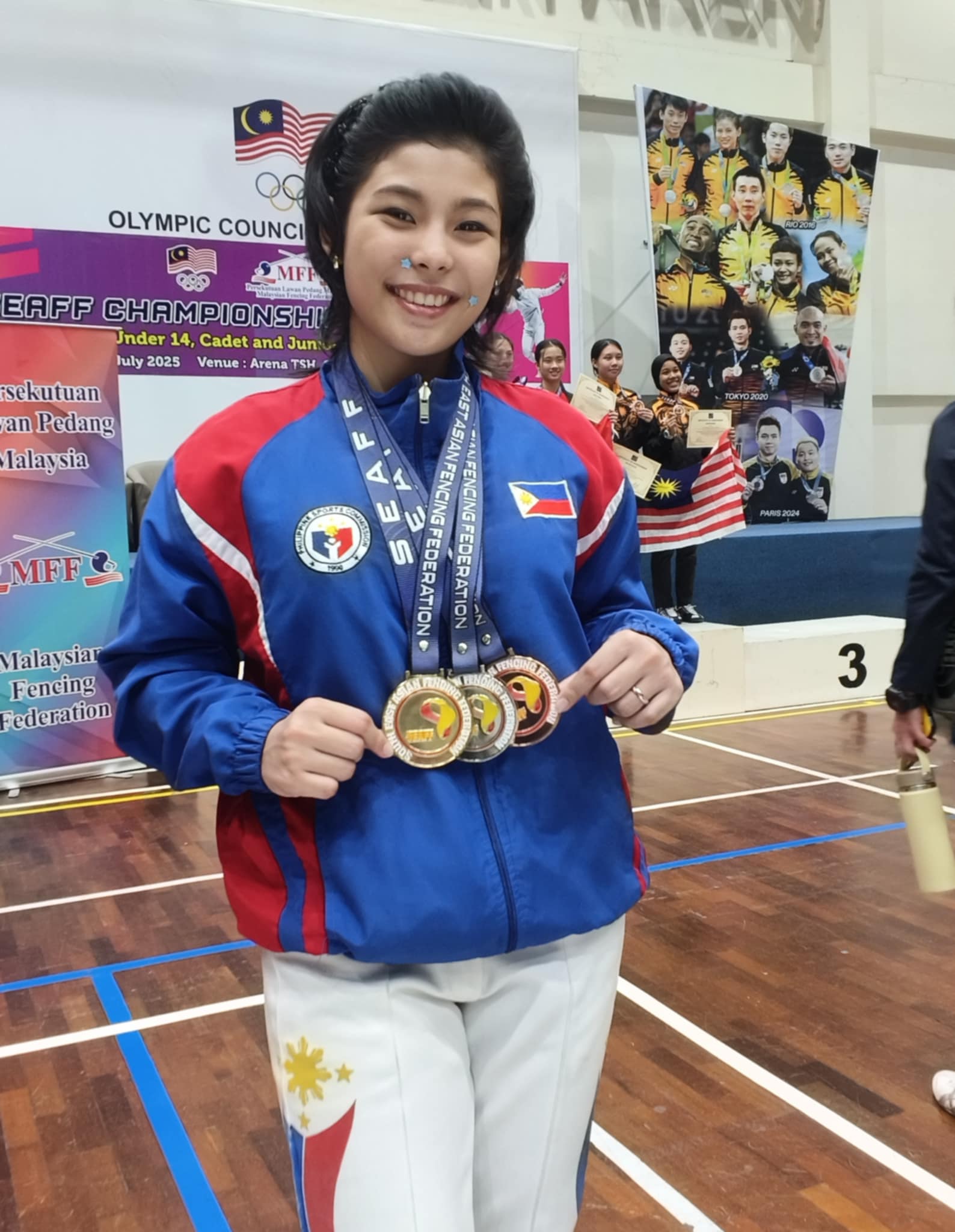 Hannah Belarmino at SEAFF 2025 in Malaysia