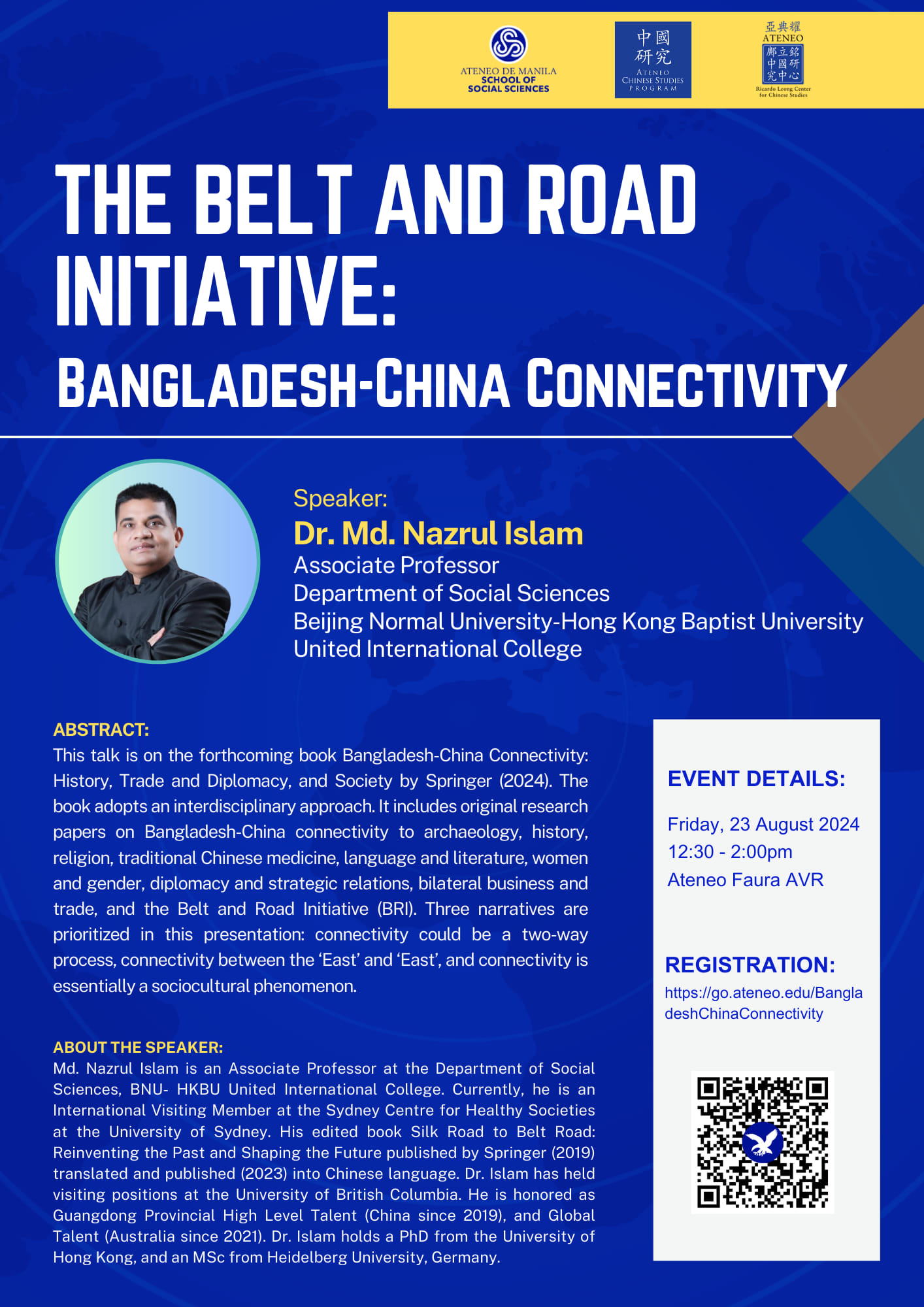 The Belt and Road Initiative: Bangladesh-China Connectivity