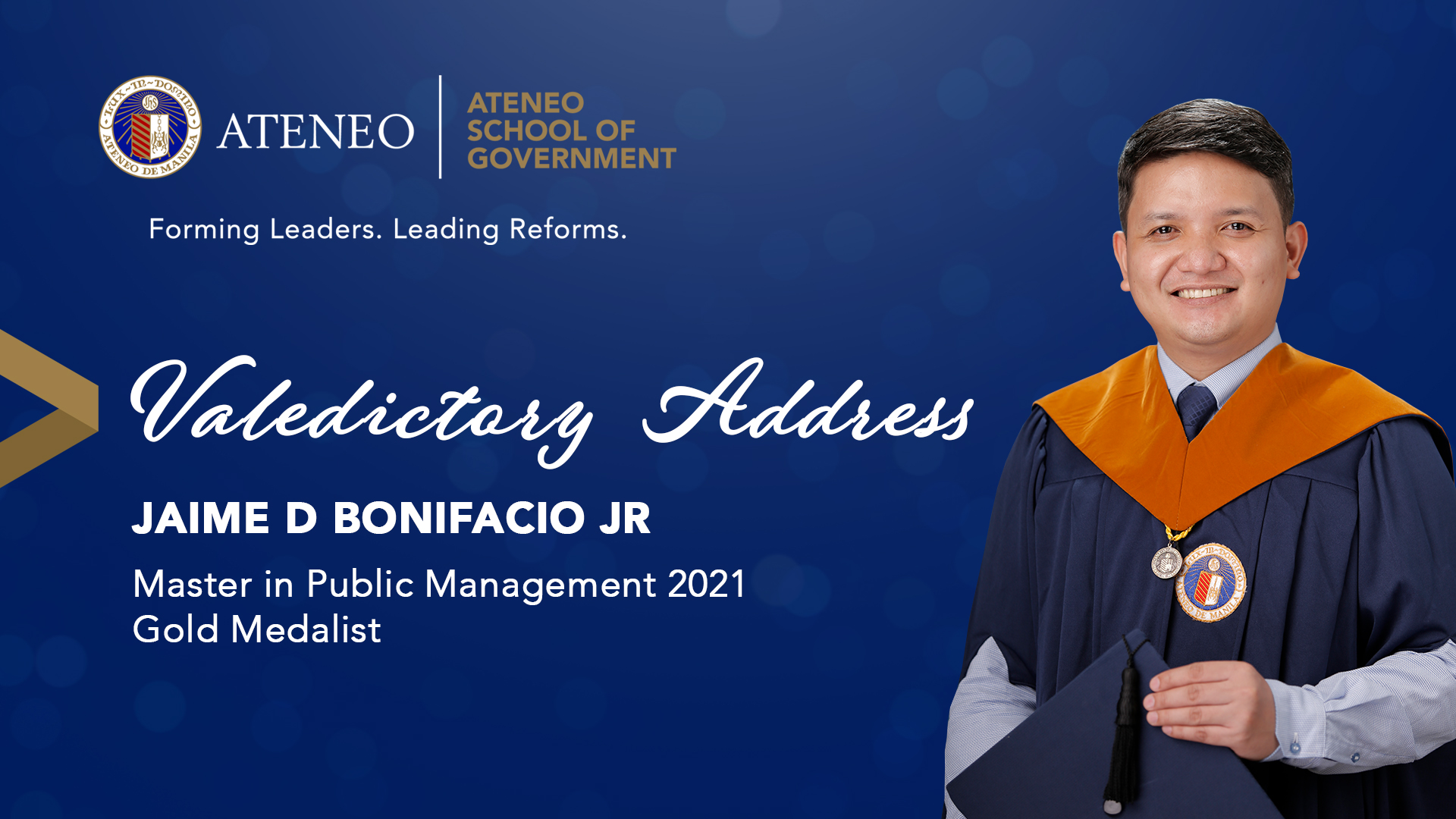 ASOG 2021 Valedictorian Jaime D. Bonifacio Jr.