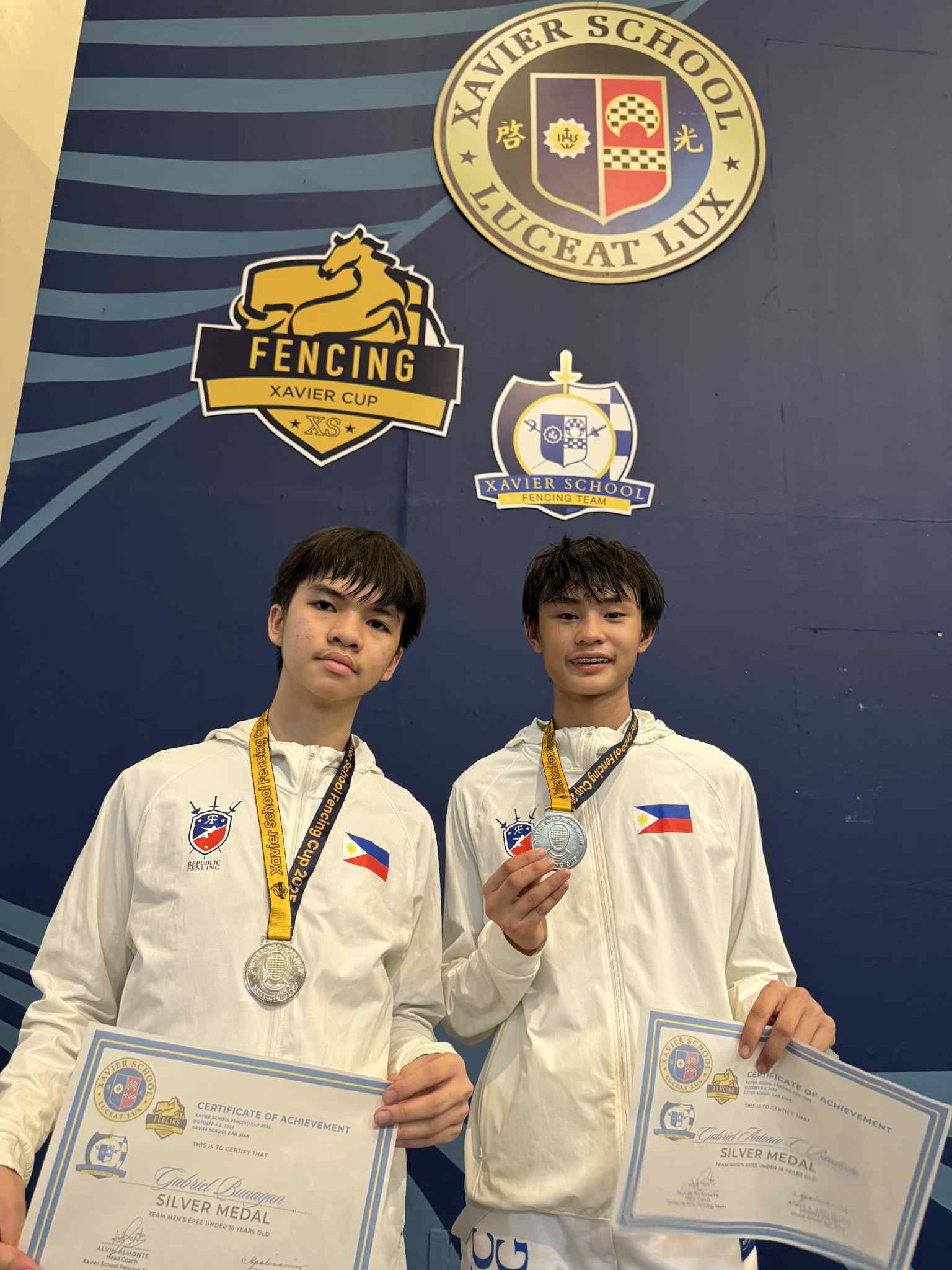 Cibo Bautista and Gabe Bunagan