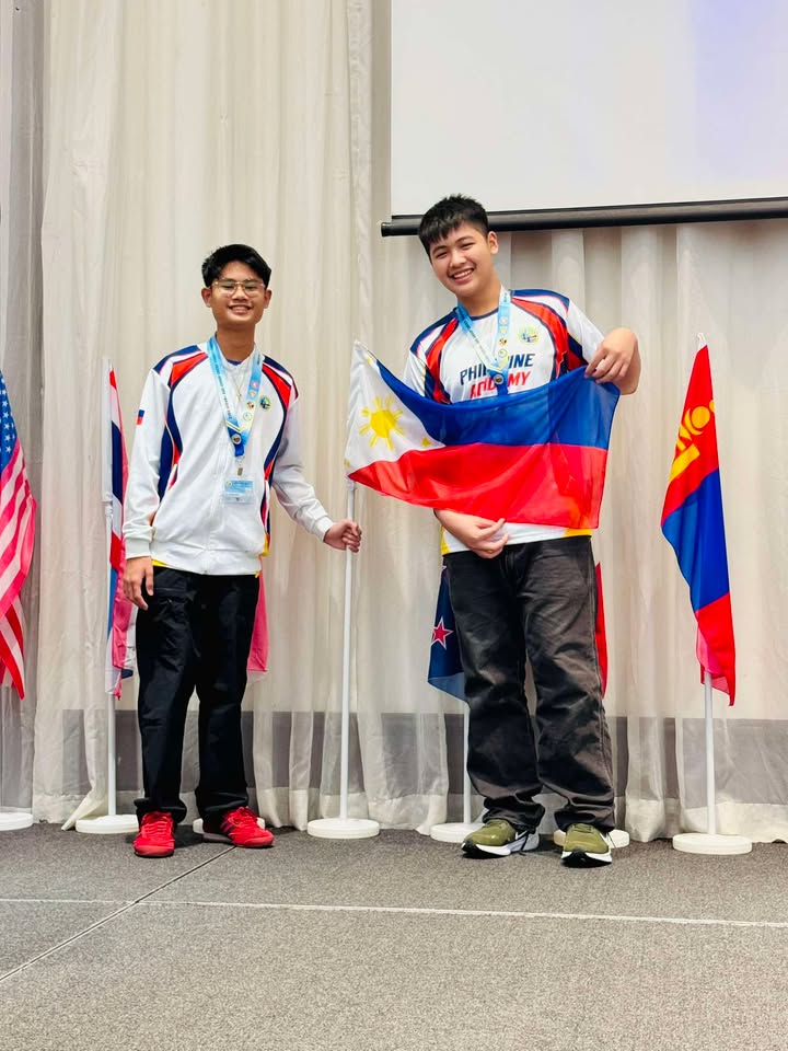 AJHS chess wizards Arjay Co and Marc Fua in Malaysia
