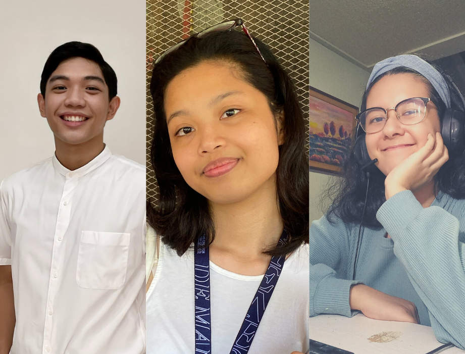 Franklin Duane Madriñan, Trisha Anne Mandap, and Andrina Mukhi 