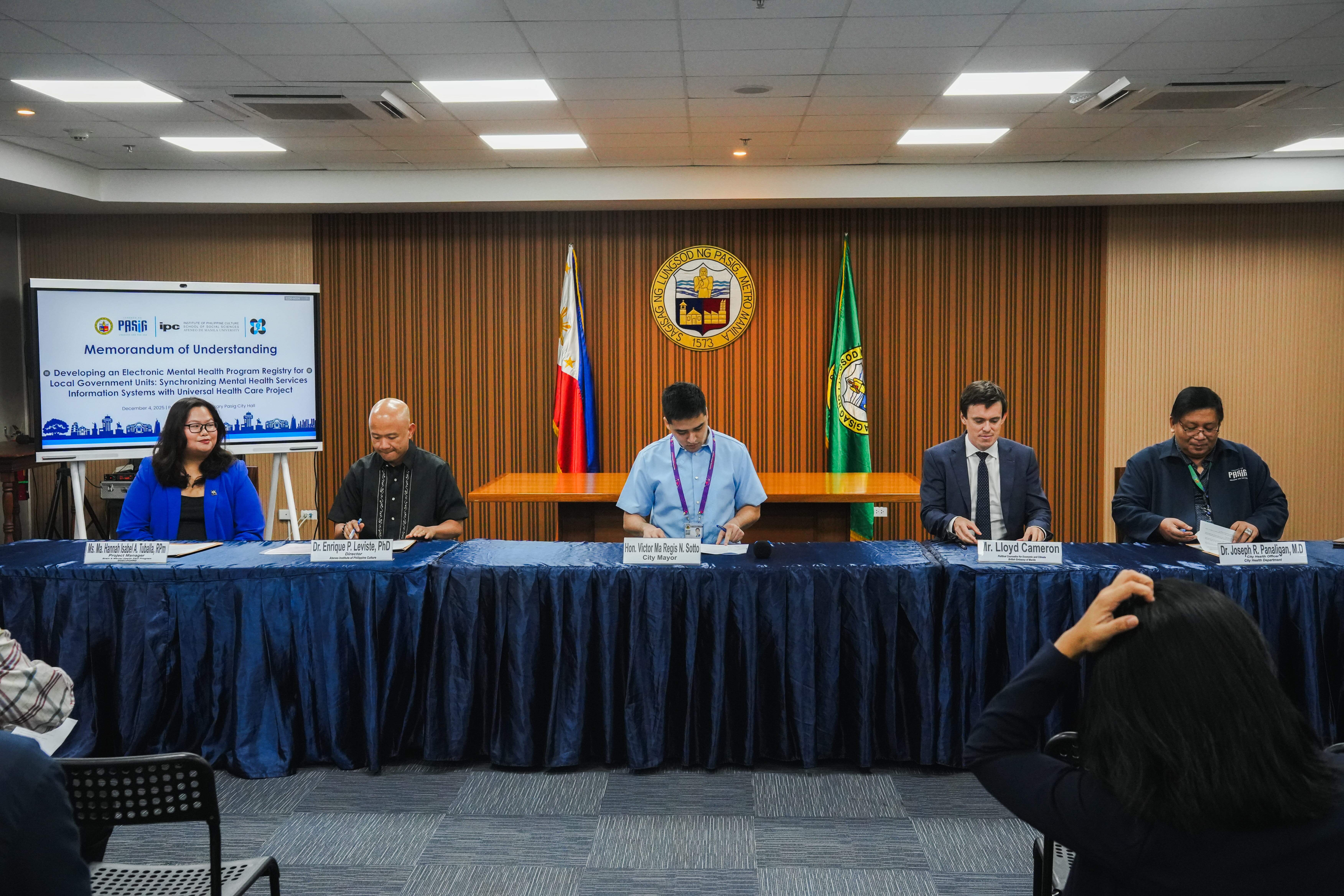 Ateneo IPC and Pasig LGU partnership