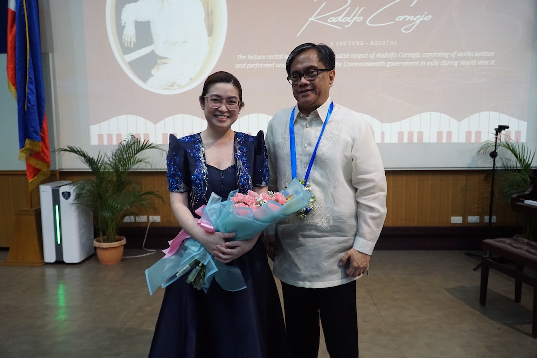 Dr Francisco and Dr Porticos after their performance
