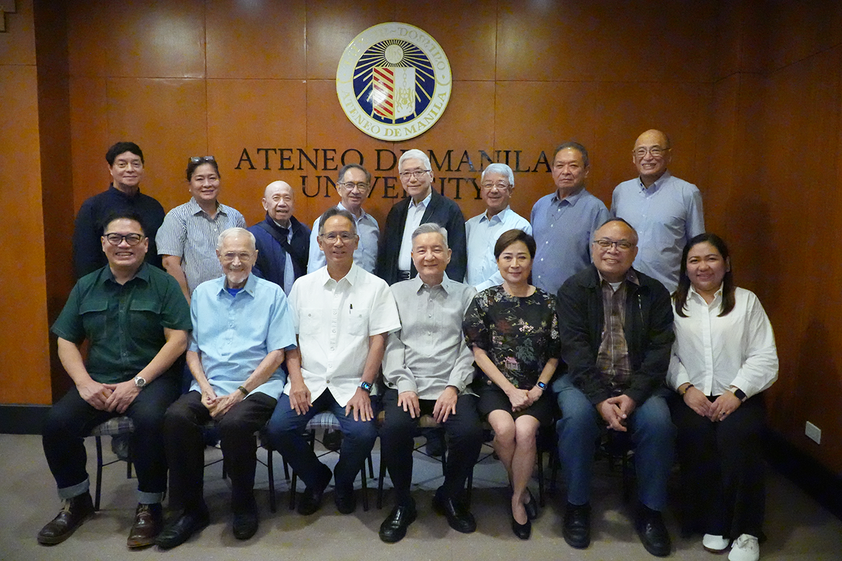 AHS Batch '64 with Ateneo administrators