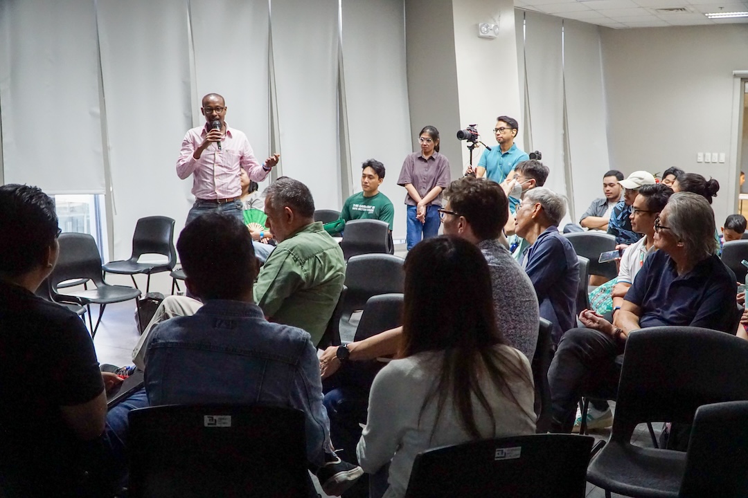 Moments from the informal discussion after the talk