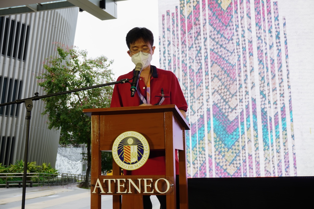 Dr Jonathan Chua delivers the welcome remarks