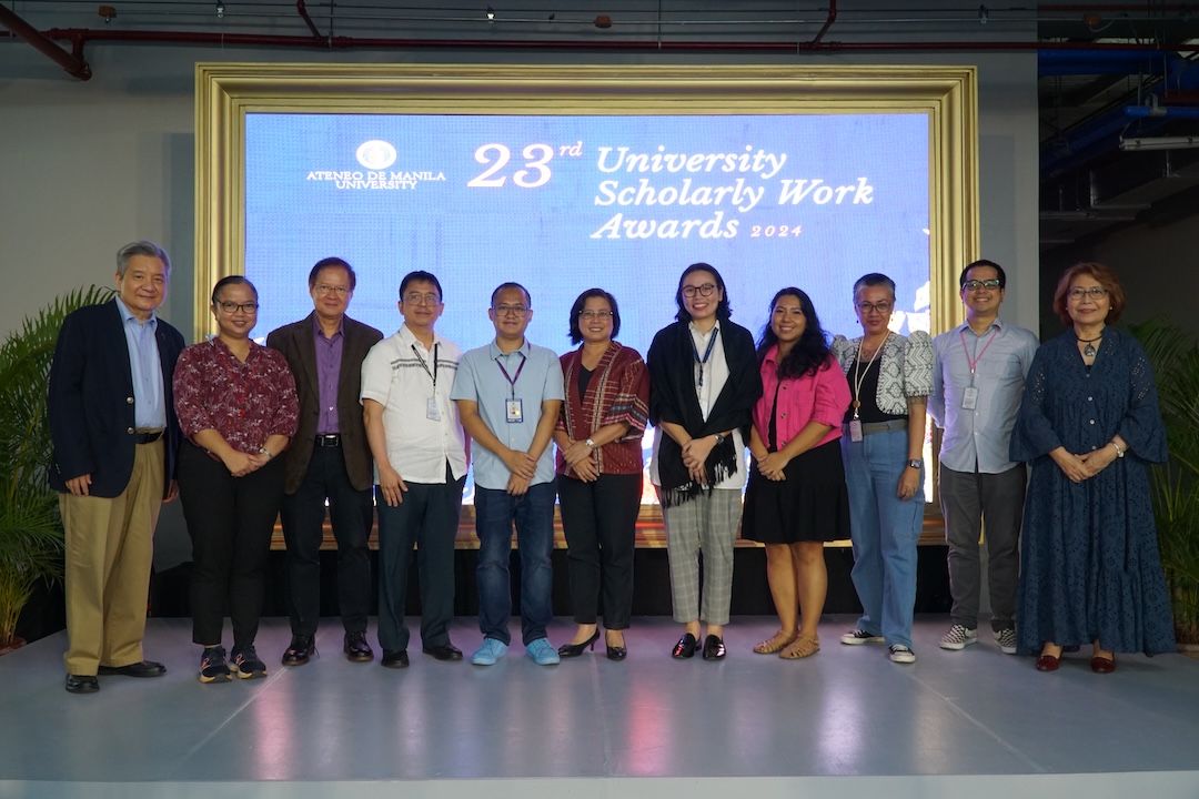 Honorees from the School of Social Sciences. Photo: Andrea Bautista
