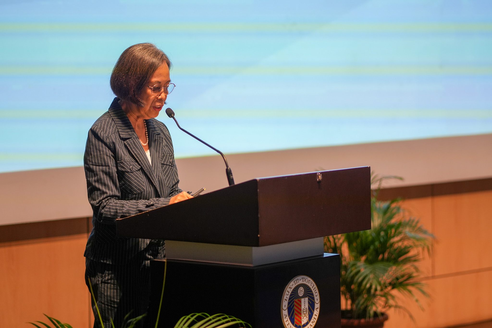 Dr. Violet Valdez delivers the opening remarks